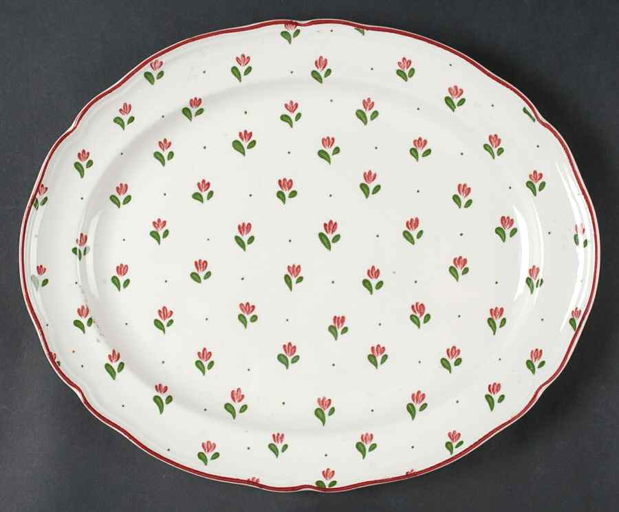 Bonjour 13" Oval Serving Platter by Johnson Brothers-1