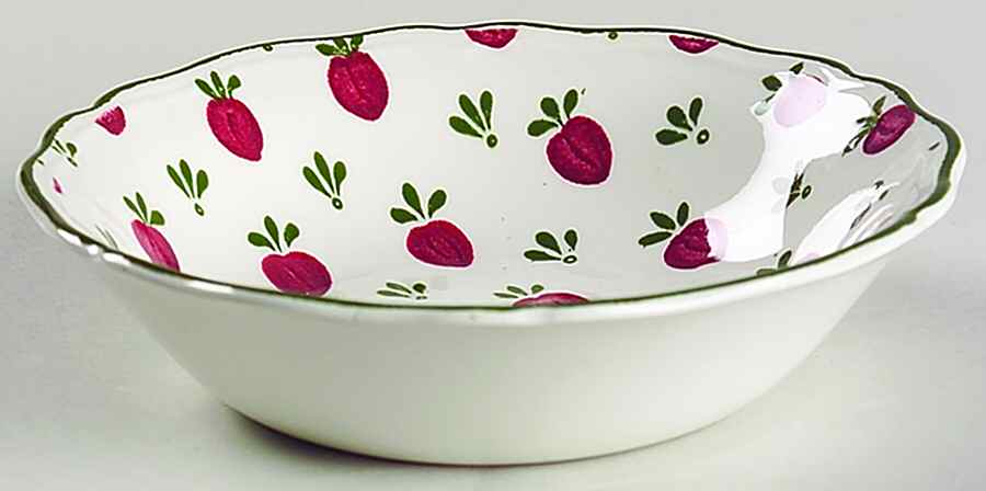 Bordeaux Burgundy Fruit/Dessert (Sauce) Bowl by Johnson Brothers-1