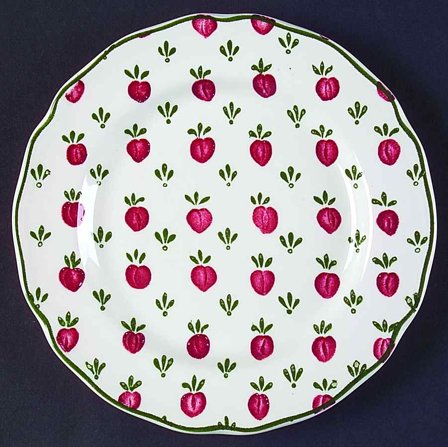 Bordeaux Burgundy Bread & Butter Plate by Johnson Brothers-1