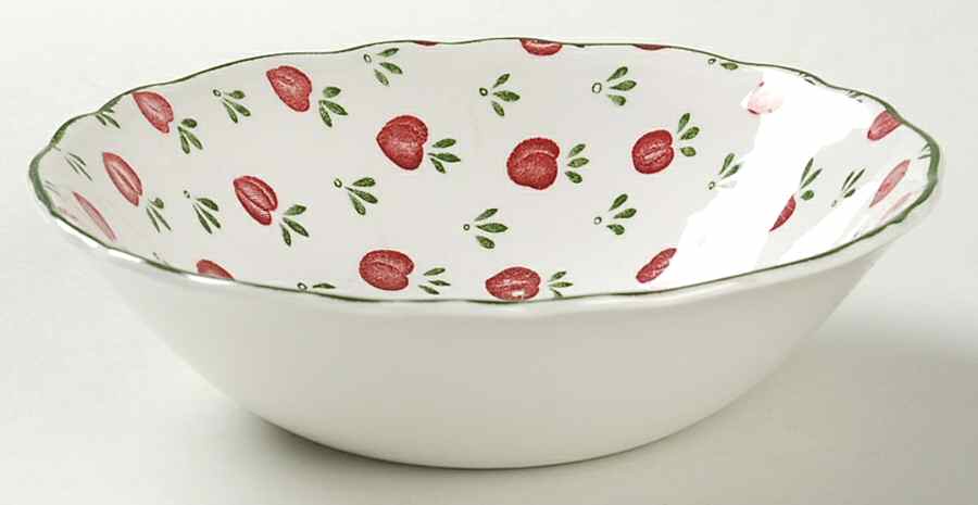 Bordeaux Burgundy Coupe Cereal Bowl by Johnson Brothers-1