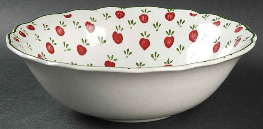 Bordeaux Burgundy 8" Round Vegetable Bowl by Johnson Brothers-1