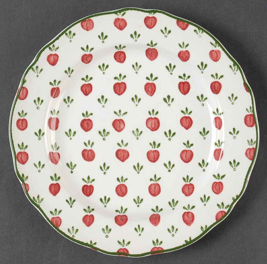 Bordeaux Burgundy Salad Plate by Johnson Brothers-1
