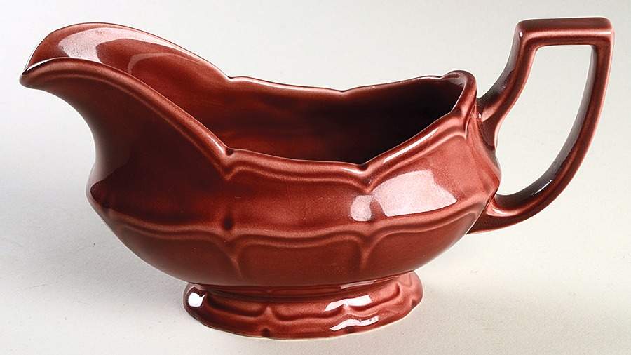Bordeaux Burgundy Gravy Boat by Johnson Brothers-1