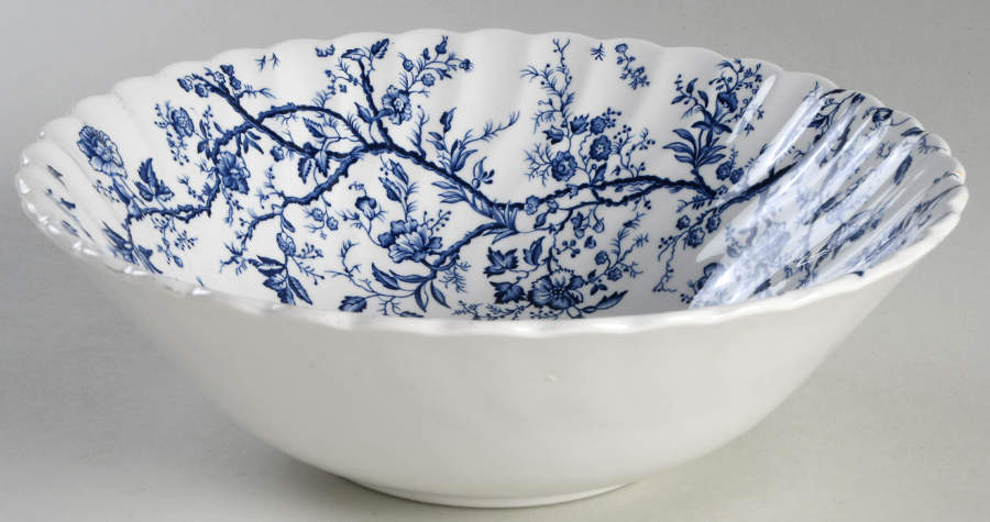 Bradbury Blue 8" Round Vegetable Bowl by Johnson Brothers-1