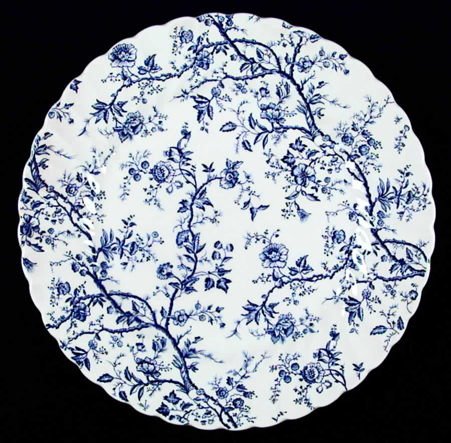 Bradbury Blue Dinner Plate by Johnson Brothers-1