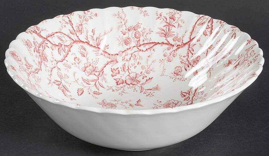 Bradbury Red 8" Round Vegetable Bowl by Johnson Brothers-1