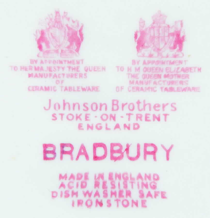 Bradbury Red Bread & Butter Plate by Johnson Brothers-1