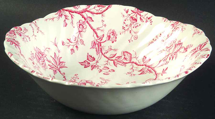 Bradbury Red Square Cereal Bowl by Johnson Brothers-1