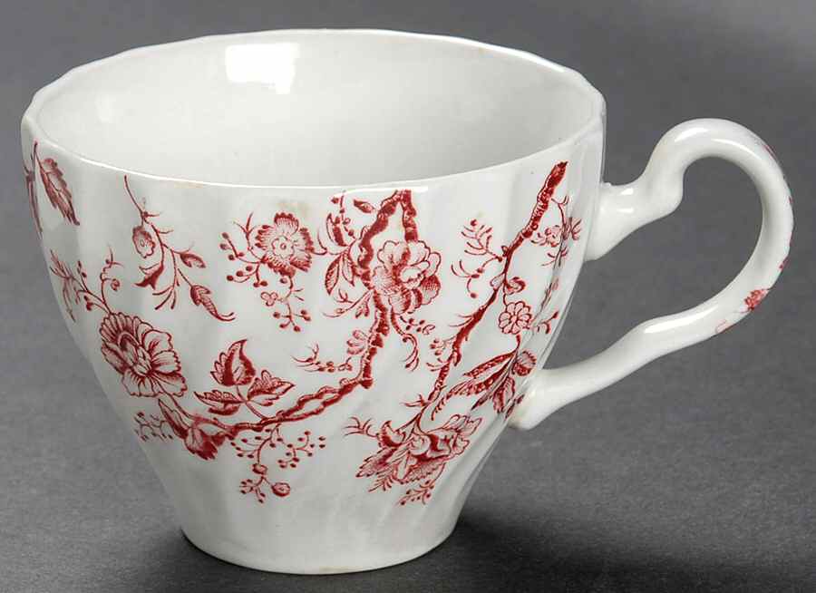 Bradbury Red Flat Cup by Johnson Brothers-1