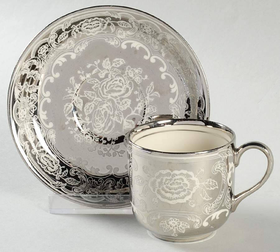 Brighton Flat Demitasse Cup & Saucer Set by Johnson Brothers-1