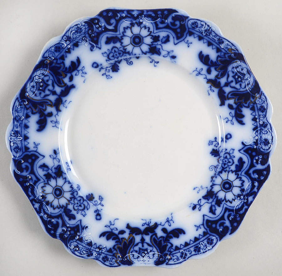 Brooklyn Flow Blue Dinner Plate by Johnson Brothers-1