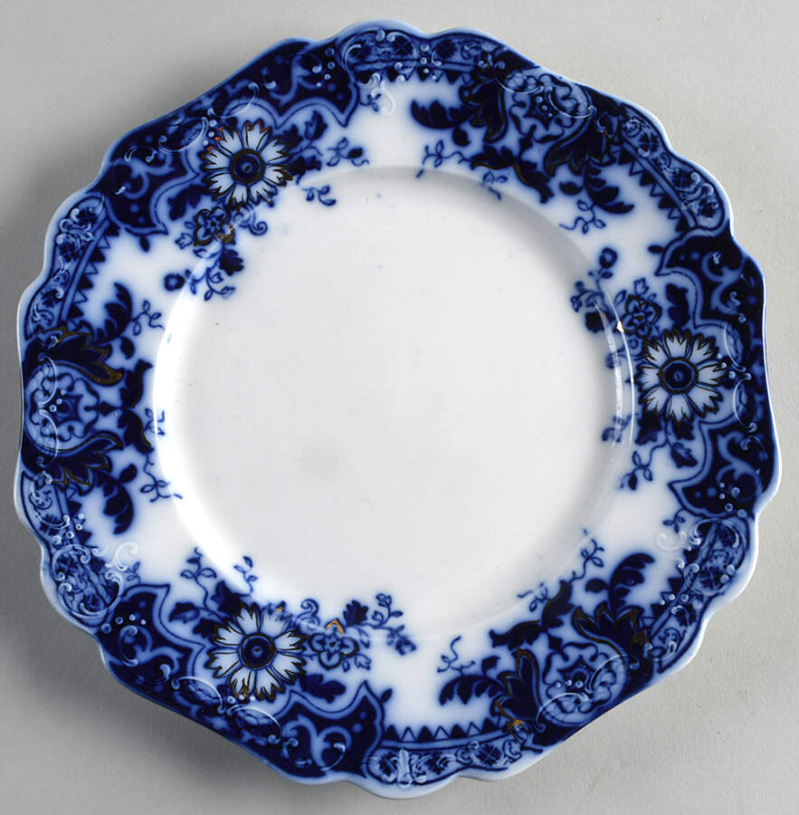 Brooklyn Flow Blue Dinner Plate by Johnson Brothers-1