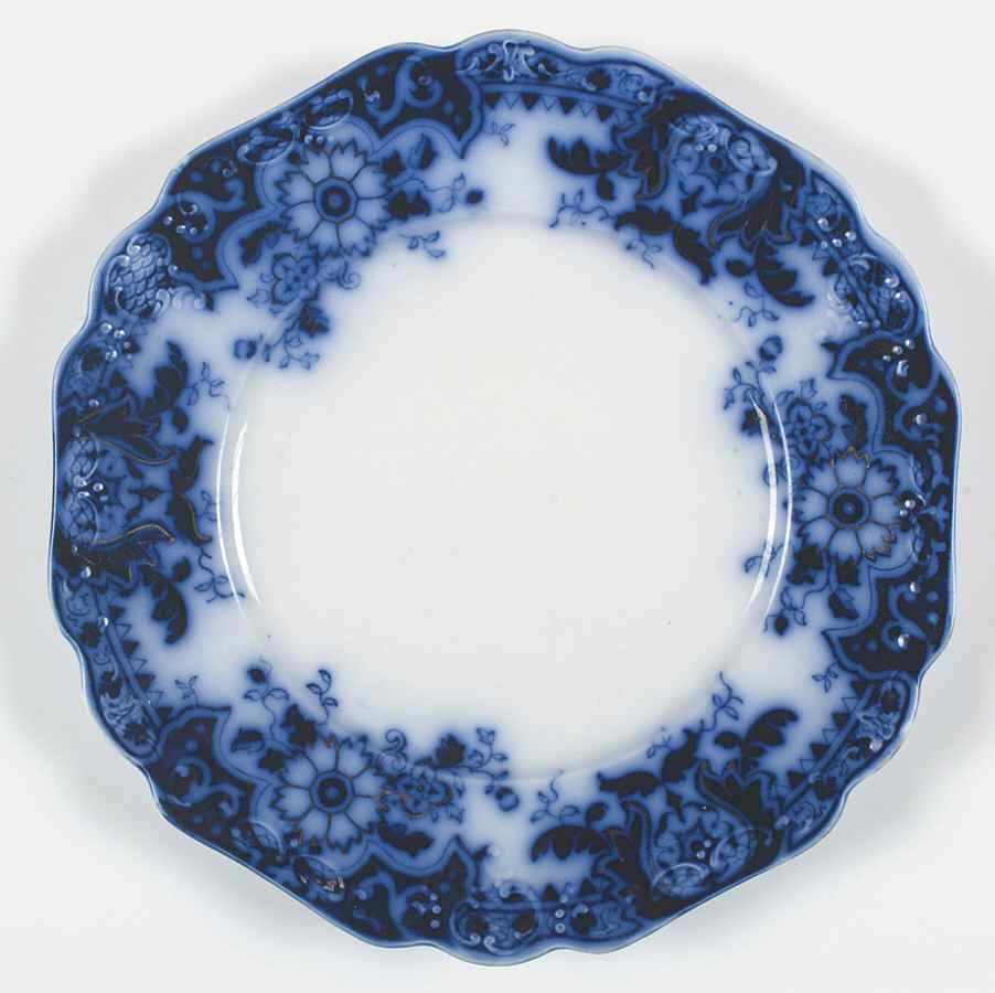 Brooklyn Flow Blue Luncheon Plate by Johnson Brothers-1