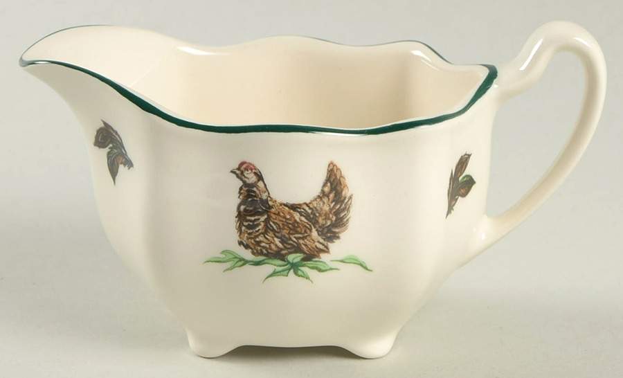 Brookshire (Made in England, Earthenware) Mini Creamer by Johnson Brothers-1