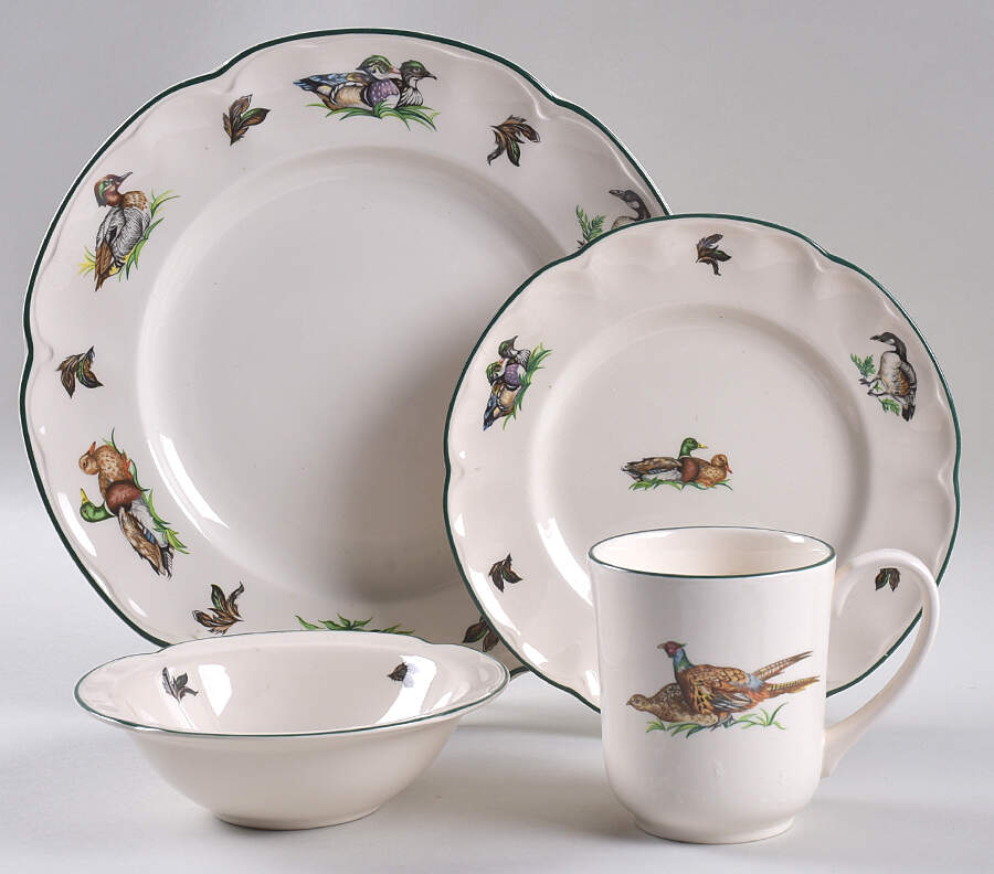 Brookshire (Made in England, Earthenware) 4 Piece Place Setting by Johnson Brothers-1