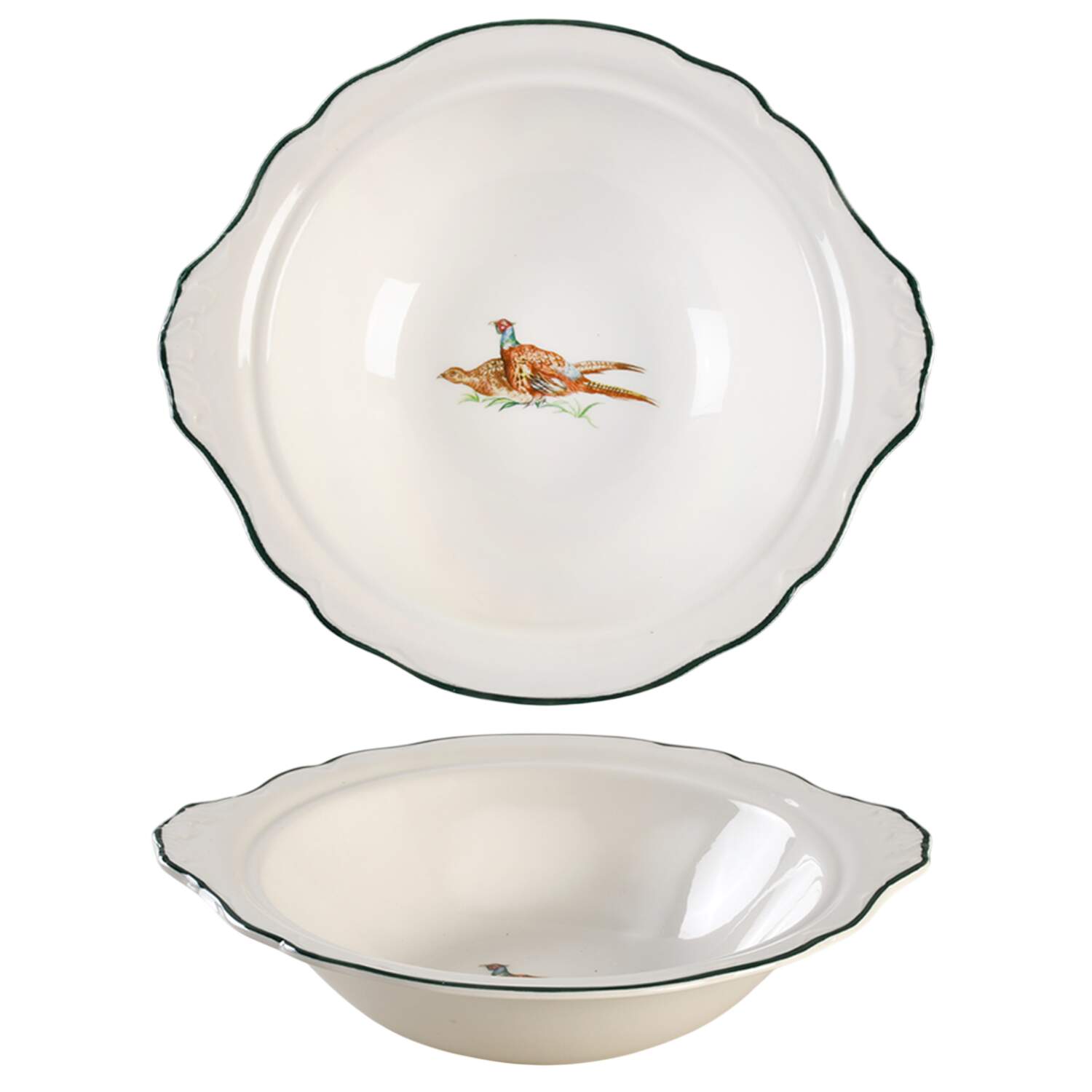 Brookshire (Made in England, Earthenware) Round Vegetable No Lid by Johnson Brothers-1