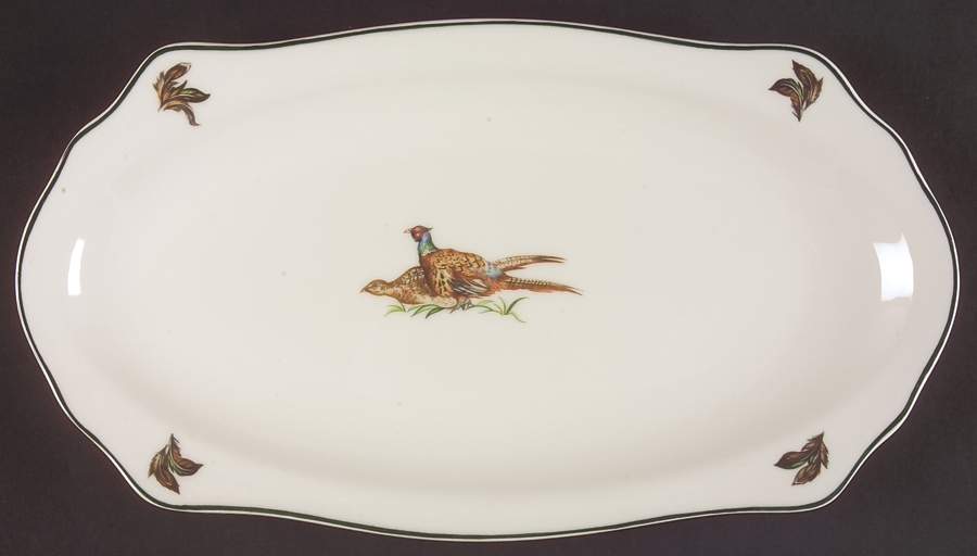 Brookshire (Made in England, Earthenware) Large Sandwich Tray by Johnson Brothers-1