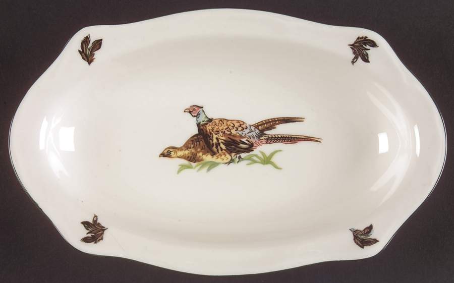 Brookshire (Made in England, Earthenware) Relish/Gravy Underplate by Johnson Brothers-1