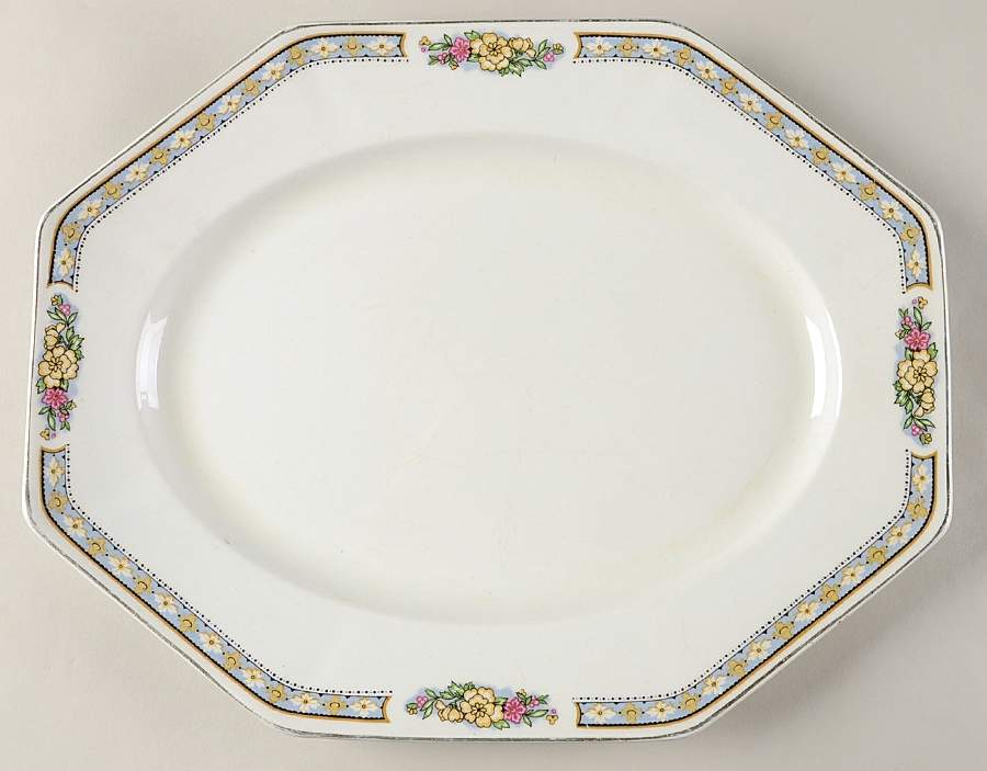 Burton 12" Oval Serving Platter by Johnson Brothers-1