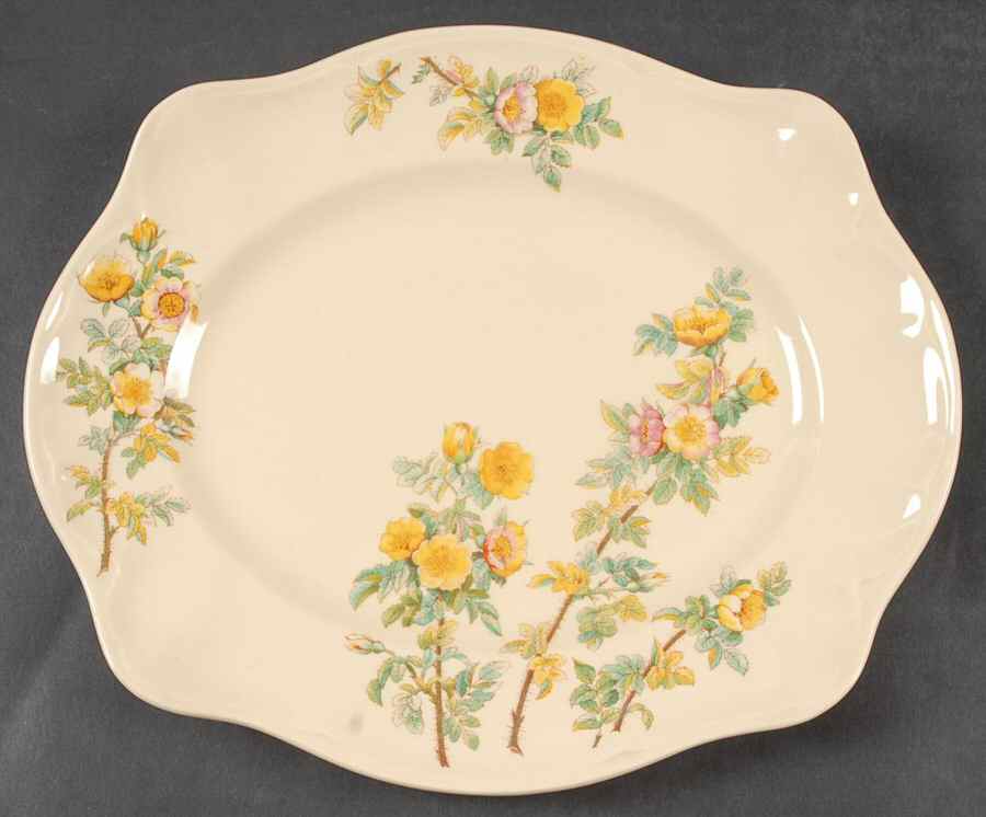 Buttercup 10" Oval Serving Platter by Johnson Brothers-1