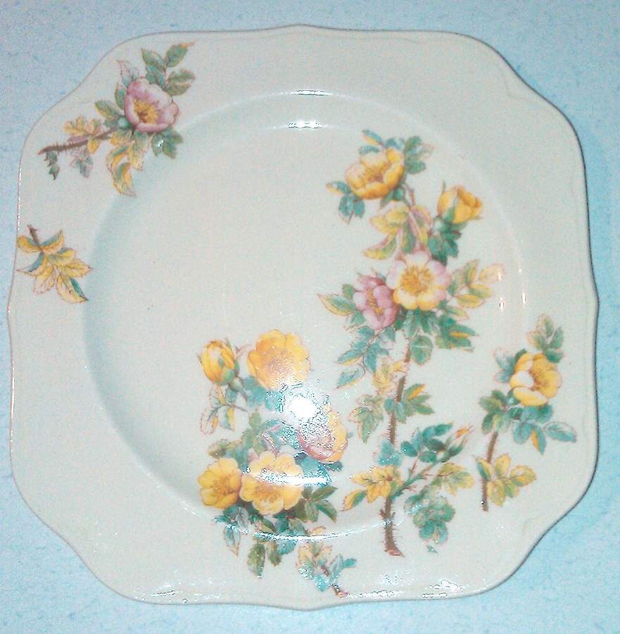 Buttercup Square Bread & Butter Plate by Johnson Brothers-1