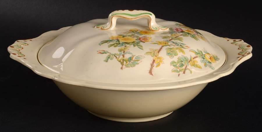 Buttercup Round Covered Vegetable by Johnson Brothers-1