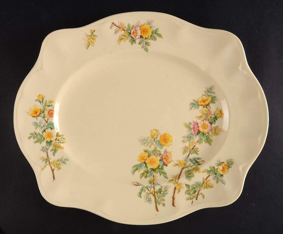 Buttercup 12" Oval Serving Platter by Johnson Brothers-1