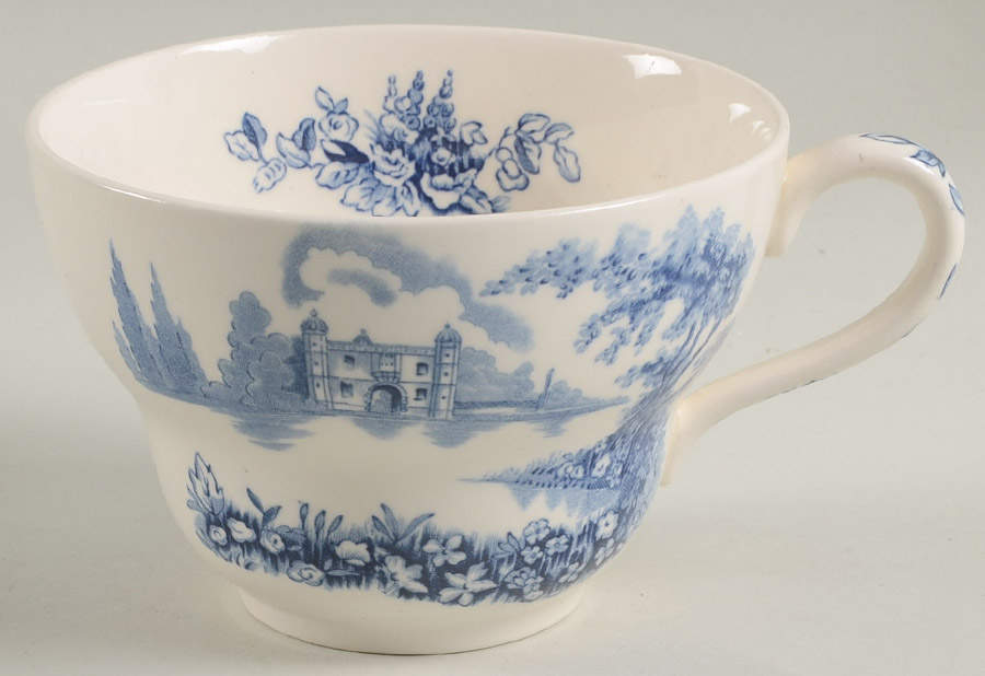 Castle On The Lake Blue Oversized Cup by Johnson Brothers-1