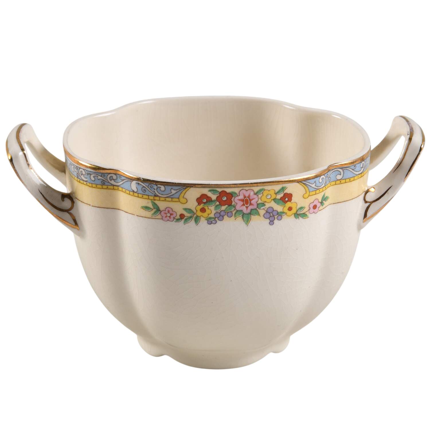The Cambridge (Scalloped) Sugar Bowl No Lid by Johnson Brothers-1