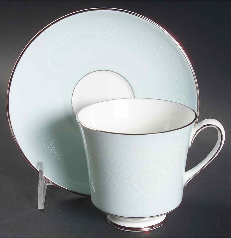 Candlelight Footed Cup & Saucer Set by Johnson Brothers-1