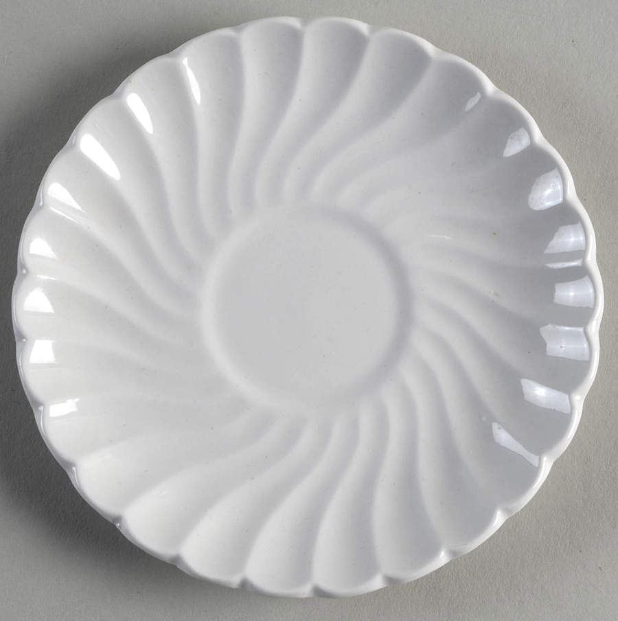 Regency (Made in England, Earthenware Ironstone) Saucer for Demitasse Cup by Johnson Brothers-1