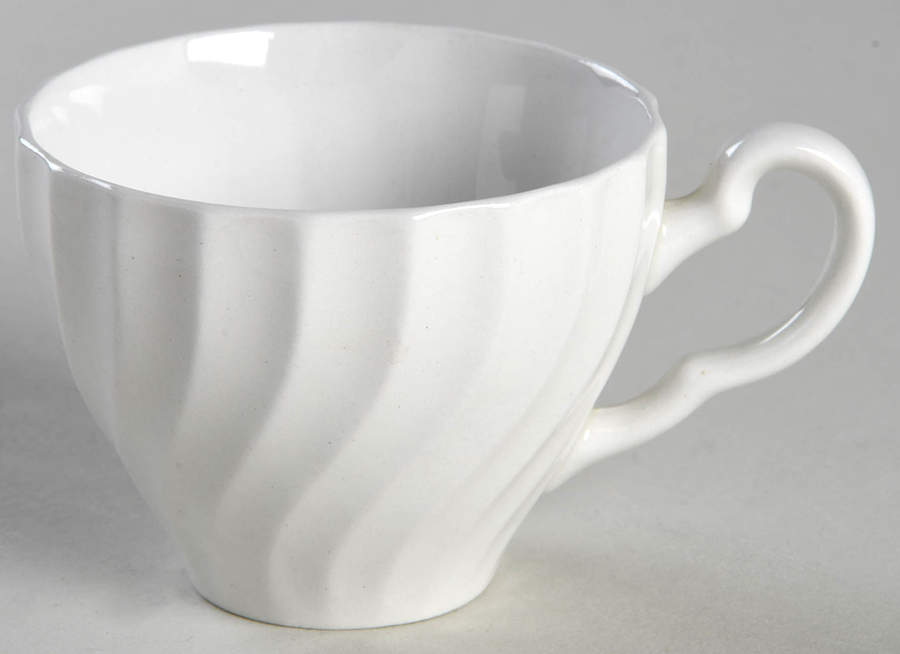 Regency (Made in England, Earthenware Ironstone) Flat Demitasse Cup by Johnson Brothers-1