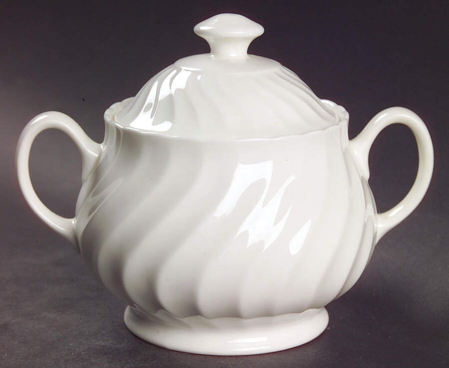 Canterbury (Bone China) Mini Sugar Bowl & Lid by Johnson Brothers-1