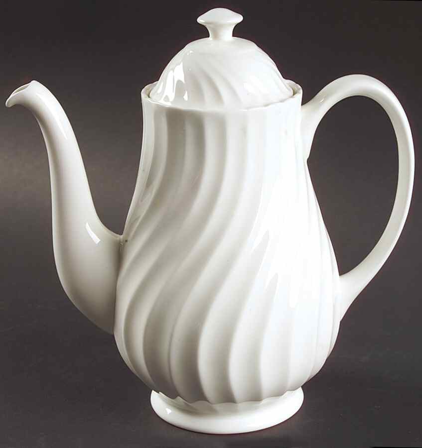 Canterbury (Bone China) Coffee Pot & Lid by Johnson Brothers-1