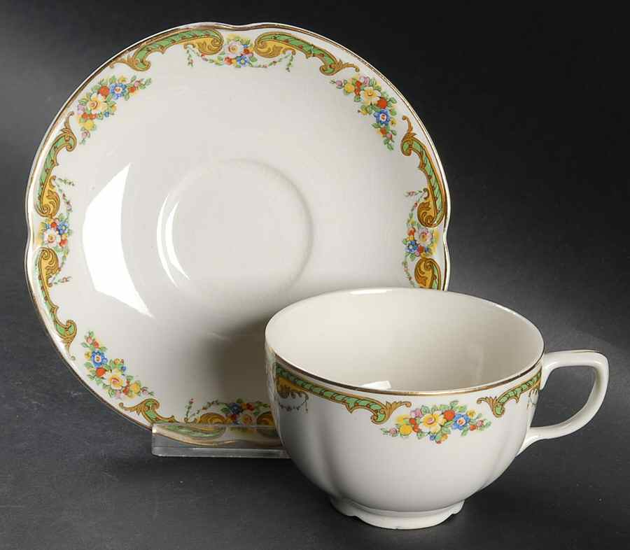 Cardiff Flat Cup & Saucer Set by Johnson Brothers-1