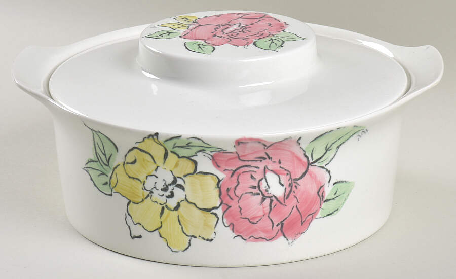 Carmel Round Covered Vegetable by Johnson Brothers-1