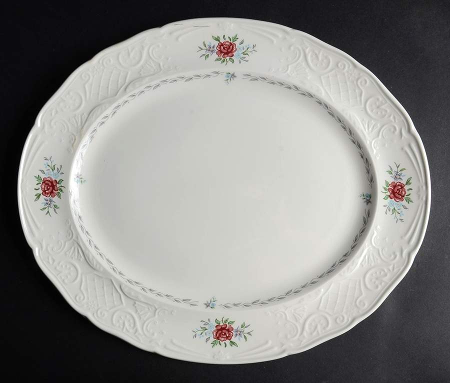 Caroline 14" Oval Serving Platter by Johnson Brothers-1