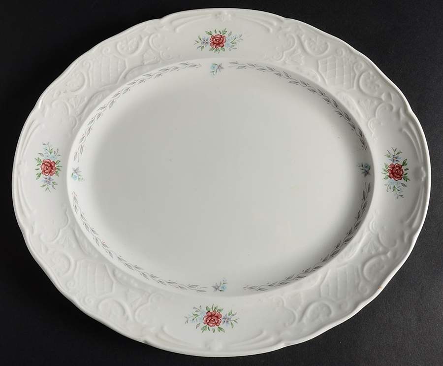 Caroline 12" Oval Serving Platter by Johnson Brothers-1