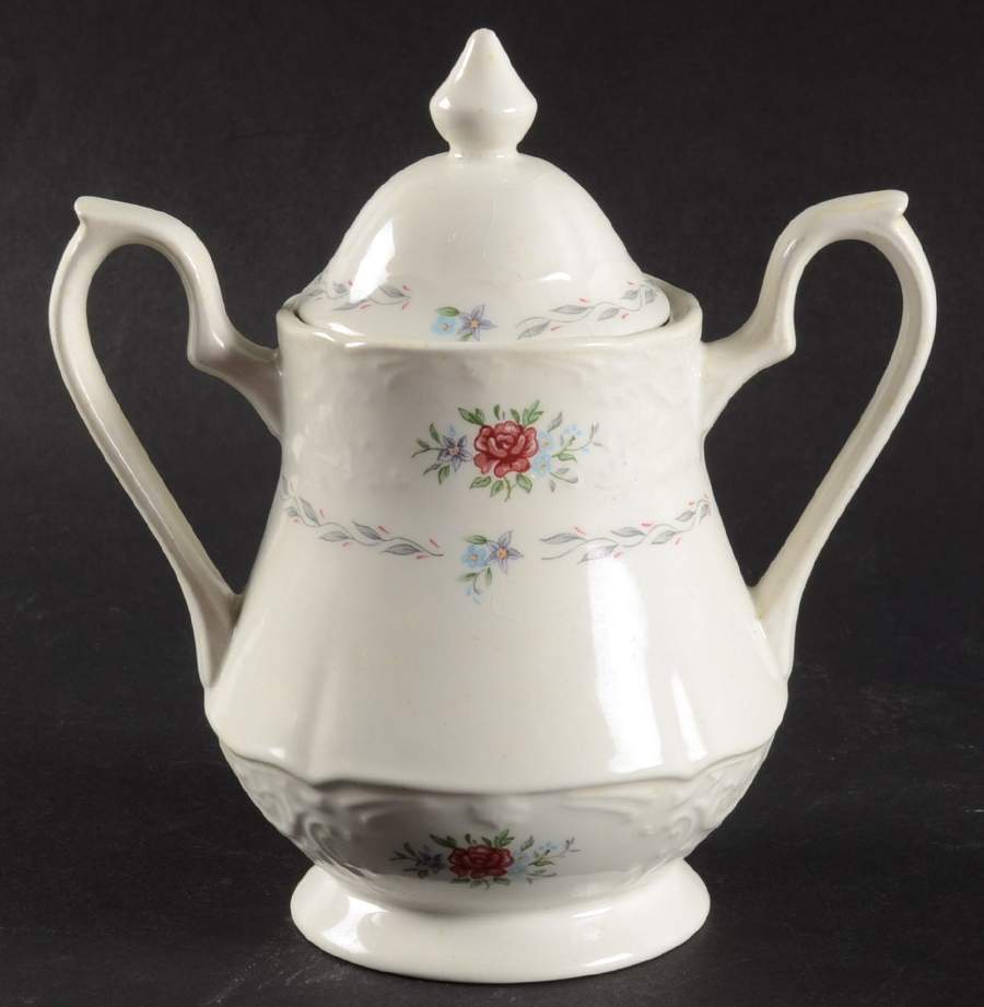 Caroline Sugar Bowl & Lid by Johnson Brothers-1