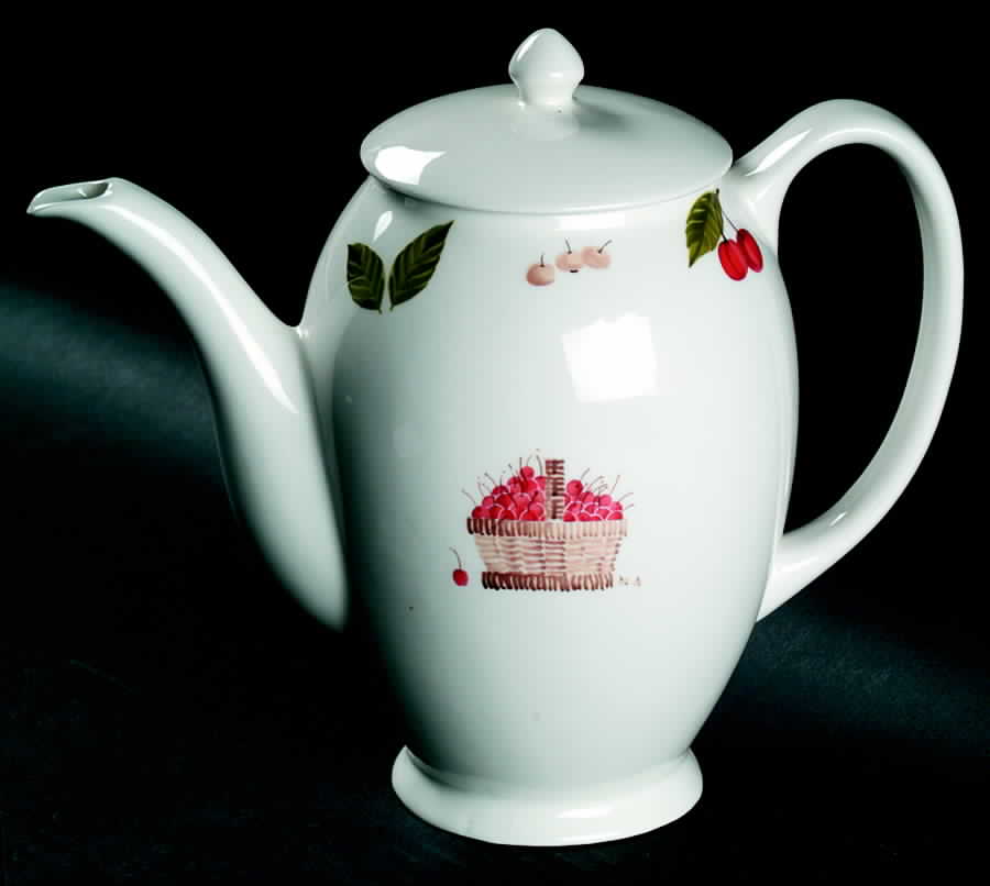 Cerise Coffee Pot & Lid by Johnson Brothers-1