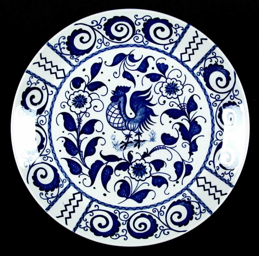 Chanticleer Blue Dinner Plate by Johnson Brothers-1