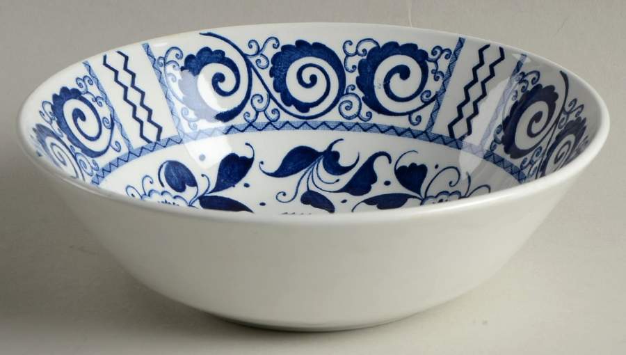 Chanticleer Blue Coupe Cereal Bowl by Johnson Brothers-1