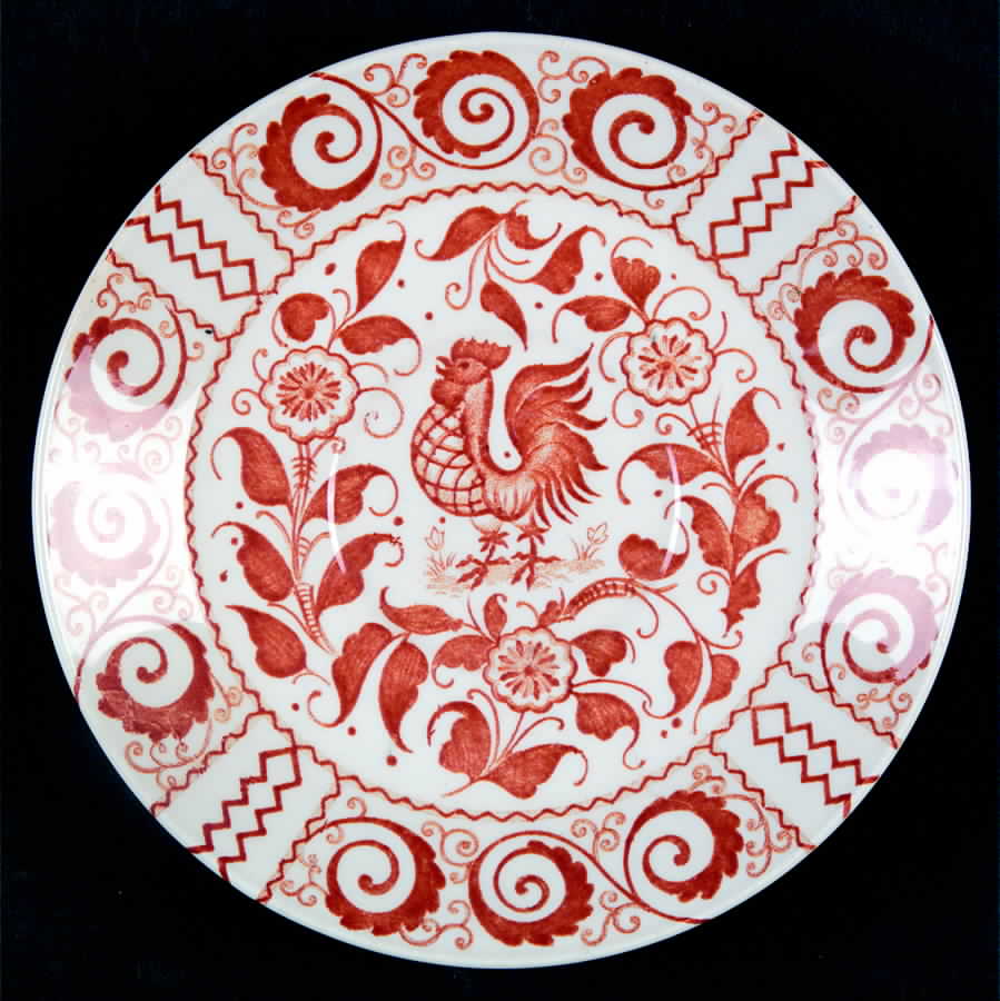 Chanticleer Brown Saucer by Johnson Brothers-1