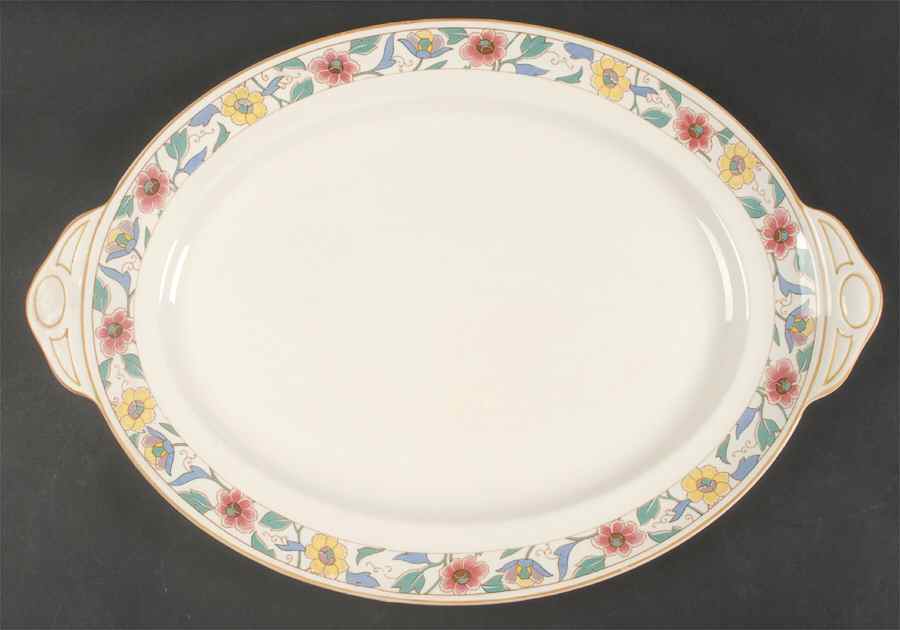 Chamonix 18" Oval Serving Platter by Johnson Brothers-1
