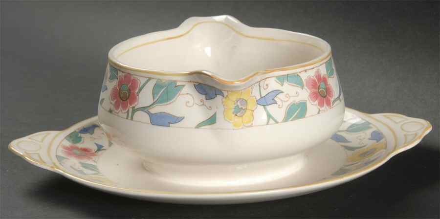 Chamonix Gravy Boat with Attached Underplate by Johnson Brothers-1