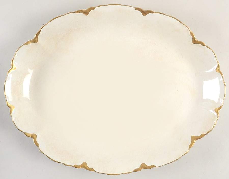 Chantilly Gold 16" Oval Serving Platter by Johnson Brothers-1