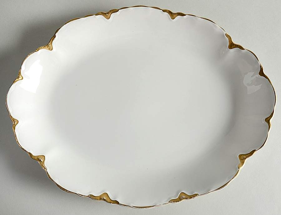 Chantilly Gold 14" Oval Serving Platter by Johnson Brothers-1