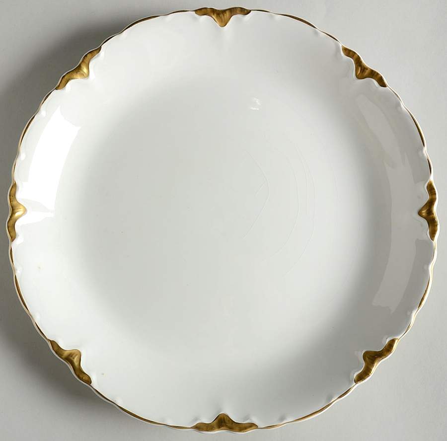 Chantilly Gold 12" Chop Plate (Round Platter) by Johnson Brothers-1