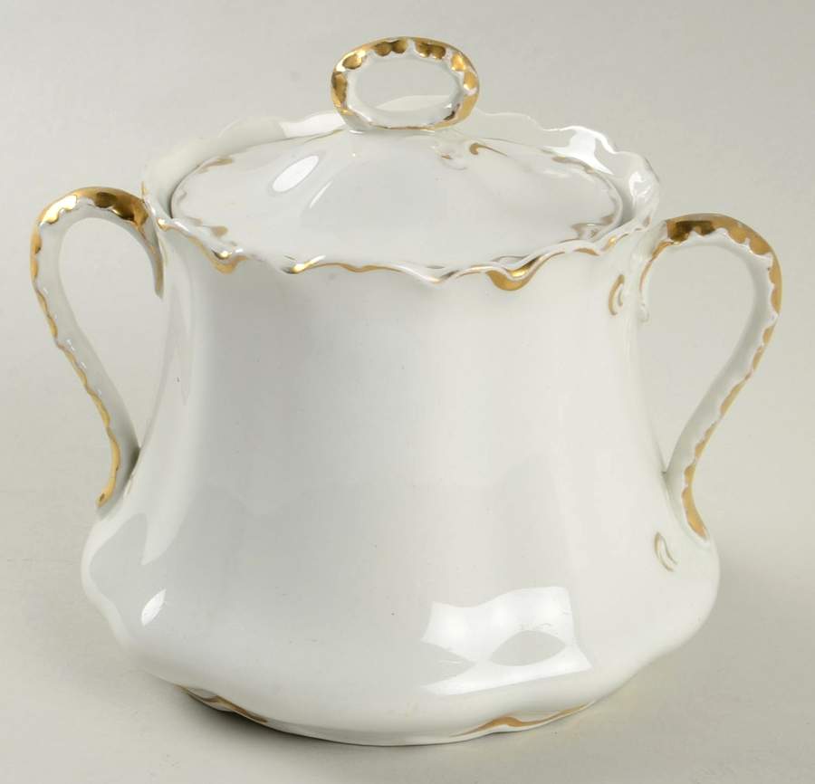 Chantilly Gold Sugar Bowl & Lid by Johnson Brothers-1