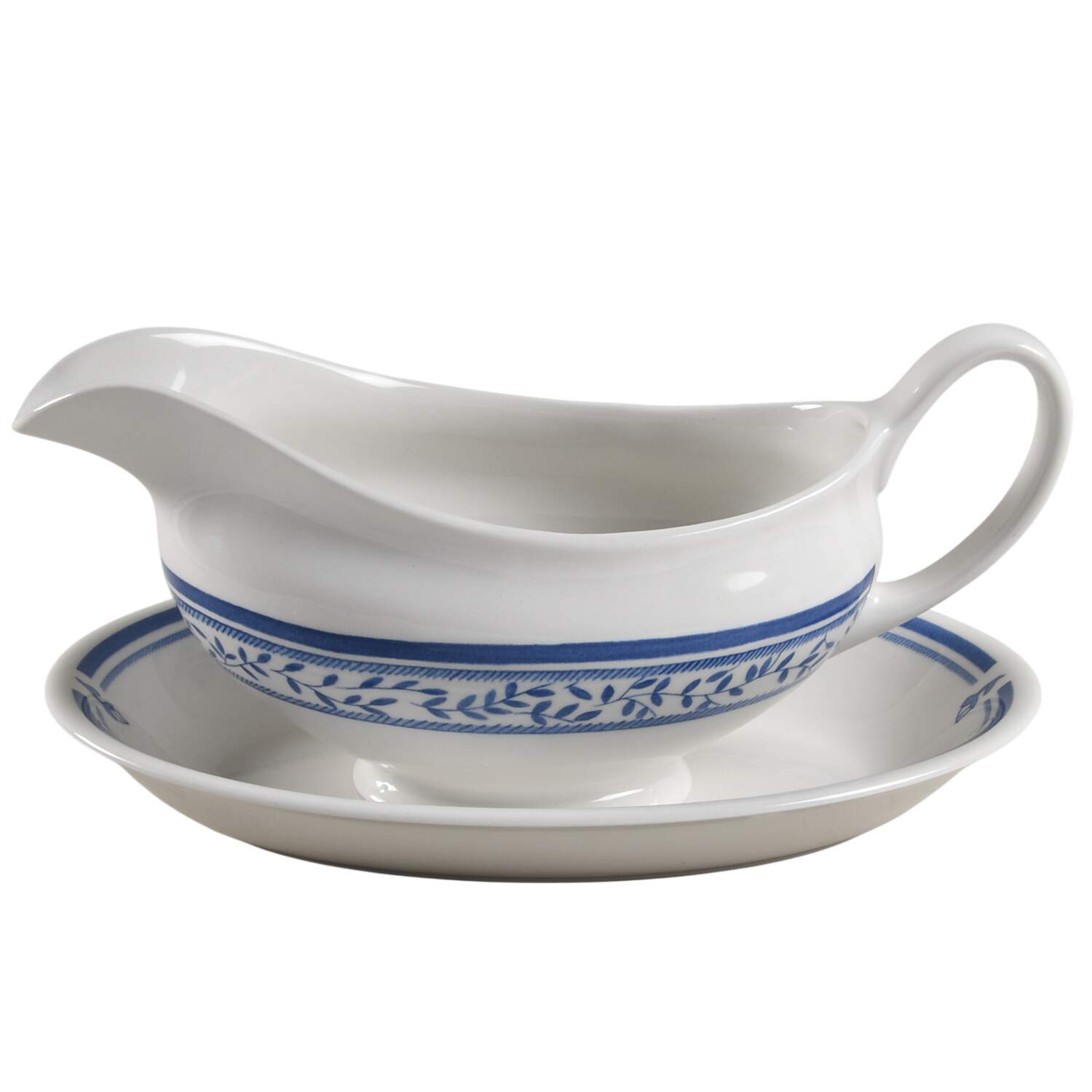 Chelsea Rose Gravy Boat & Underplate/Relish by Johnson Brothers-1